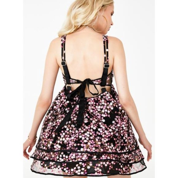 for love and lemons jean mini dress